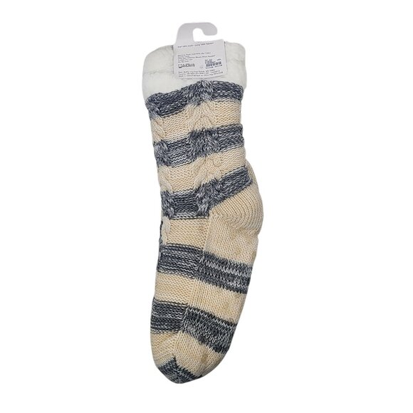 NEW Maurices Teddy Socks One Size Striped‎ Acrylic & Polyester Cozy & Warm NWT - Picture 5 of 6
